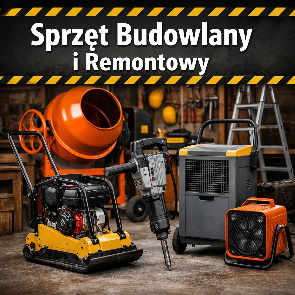 Sprzęt budowlany – wynajem Szczytno