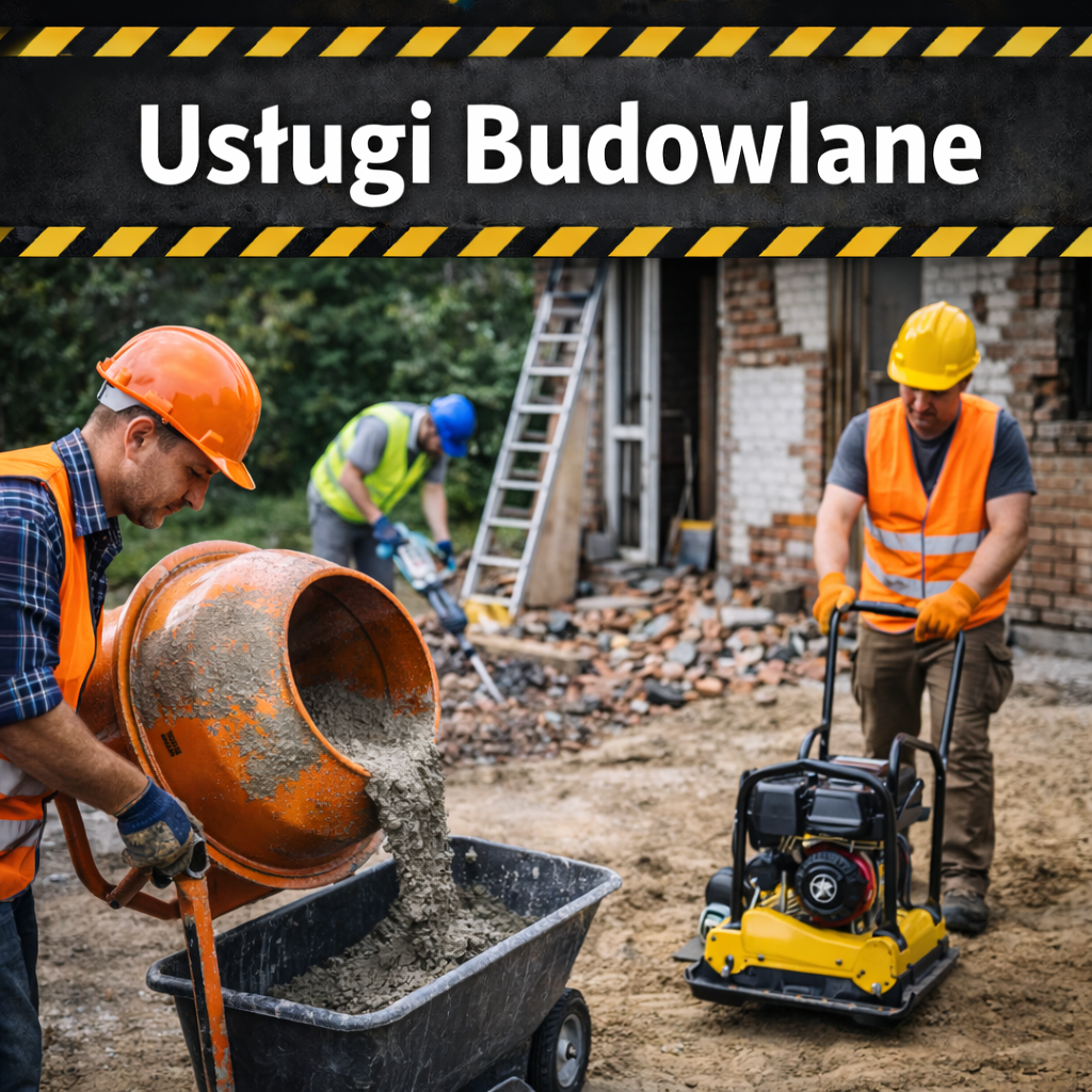 Wynajem Usługi budowlane Szczytno